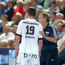 Serdarusic bespricht sich mit Boquist.