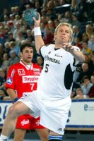 Nikolaj Jacobsen war mit 9/3 Toren bester Werfer.