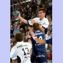 Boquist bekam seine P�sse auf Ahlm kaum durch.