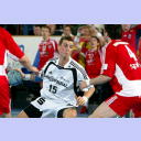 Christoph Schindler in seinem ersten Europapokalspiel.