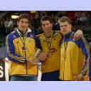 Marcus Ahlm, Kim Andersson und Robert Arrhenius.