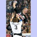 Sebastian Prei� gegen Karol Bielecki.