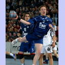 Gro�wallstadts Snorri Gudjonsson beim Torwurf.