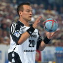 Christian Zeitz f�ngt den Ball.