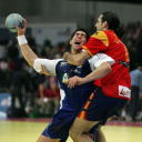 EM 2006: ESP - FRA: Nikola Karabatic.