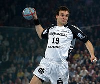 Viktor Szilagyi in action.