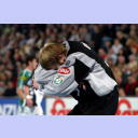 Axel Geerken nach einem Kopftreffer.