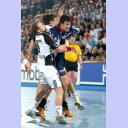 Henrik Lundstr�m gegen Marcin Lijewski.