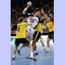 Marcus Ahlm gegen Gensheimer und Caillat.