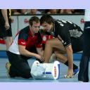 Damjan Blecic muss behandelt werden.