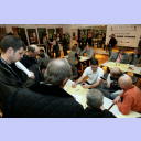 WM 2007: Spielfrei: Henning Fritz stellt sich den Fragen der Presse.