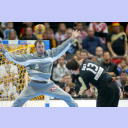 WM 2007: FRA-GER: Baur gegen Omeyer.