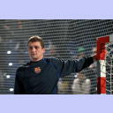 Andrei Xepkin beim Warmmachen.