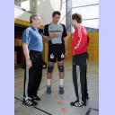 First training: Andersson translates for Serdarusic and Xepkin.