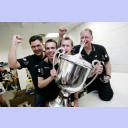 Das Med-Team: Osteopath Jan Bock und die Physios Karsten Krannig, Dennis Missling und Uwe Brandenburg.