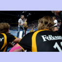 Unser-Norden-Cup 07: Staffan Olsson schw�rt sein Team ein.