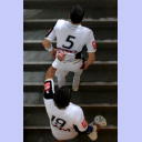 QS-Supercup 2007: Kehrmann zupft Klein am Trikot.