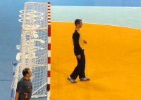 Thierry Omeyer im franz�sischen Tor.