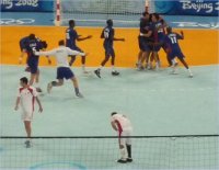 Frankreich jubelt nach dem Einzug ins Finale.