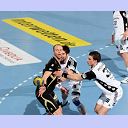 Karabatic und Klein attackieren Stefansson.