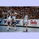 Jubel nach dem Spiel.