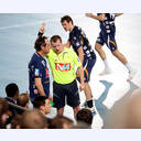 Zwei Minuten f�r HBW-Trainer Dr. Brack.