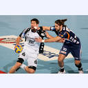 Nikola Karabatic wird attackiert.