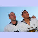 Autokorso zum Rathaus.