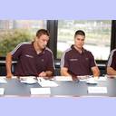 Saisoner�ffnungspressekonferenz 2010: Momir Ilic und Milutin Dragicevic.