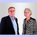 Die THW-Gesch�ftsf�hrer Klaus Elwardt und Sabine Holdorf-Schust.