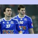 Gabor Ancsin, vorn Rajko Prodanovic.