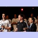 Spieler und Trainer der Saison 2011/2012: Kim Andersson und Alfred Gislason.