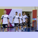 Entt�uschung bei den Zebras nach der Finalniederlage.