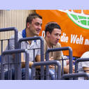 Momir Ilic and Marko Vujin at national team game in Rostock.