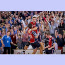 Jubel �ber den Sieg.