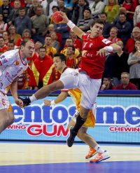 Rasmus Lauge in action.