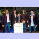 Senatsempfang zum Lufthansa-Final-Four: Die vier Kapit�ne.