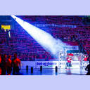 Die ausverkaufte Veszprem-Arena.