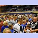 Testspiel in Rostock.