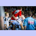 Freude �ber den Sieg.