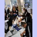 Autogrammstunde bei den Kieler Nachrichten.