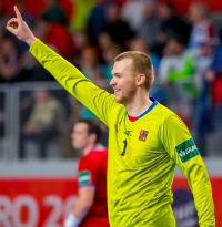 Tomas Mrkva in action.